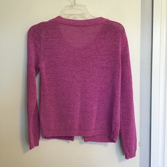 White Stuff Pink Linen Blend Cardigan Size L - Picture 2 of 7